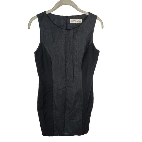 Rag & Bone Wool Color Block Sleeveless Dress - Picture 1 of 9